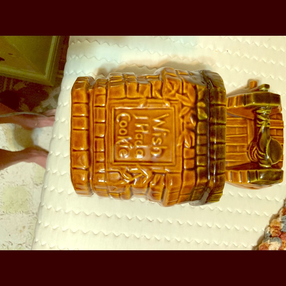 Vintage McCoy Wishing Well Cookie Jar